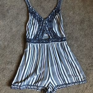 blue romper